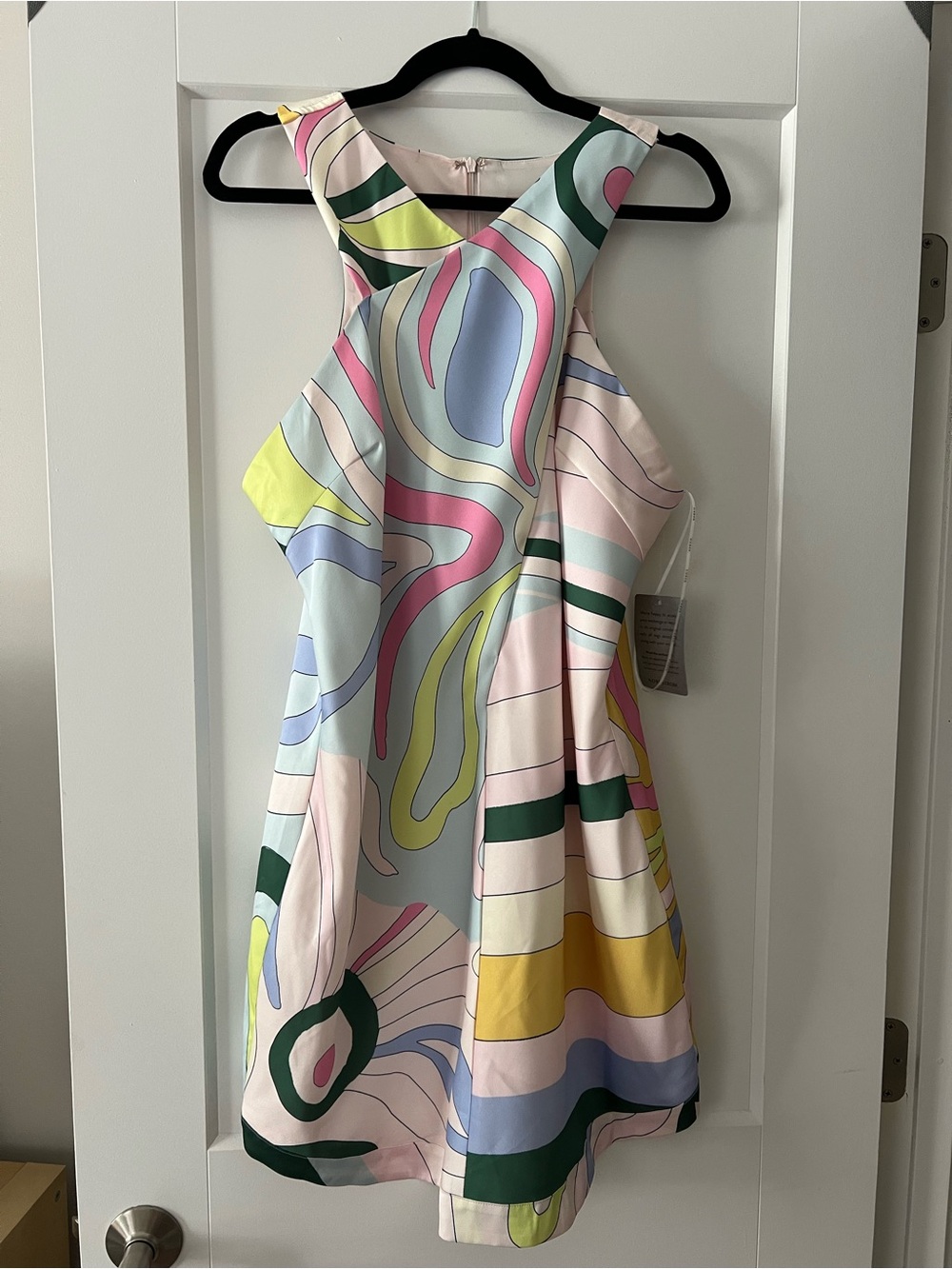 Ciebon Colorblock Erika Halter Dress - Picture 2 of 5